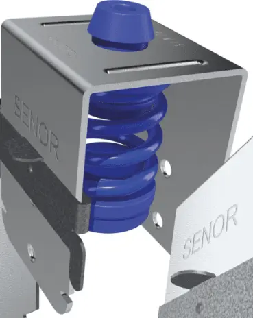 [SEN-SE-6050A/DS-M6-35] SENOR Amortiguador TC60 C/Muelle SE-6050-DS Azul M6 (35ud)